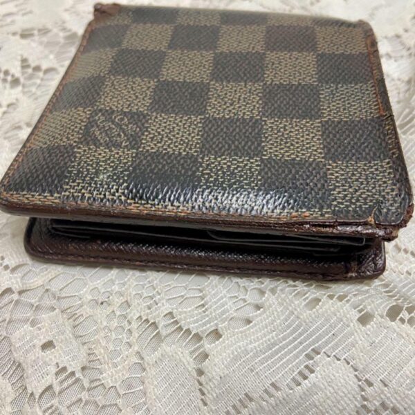 Vintage, Authentic Louis Vuitton Famier Ebene Mens Credit Wallet 4.5in x 4in