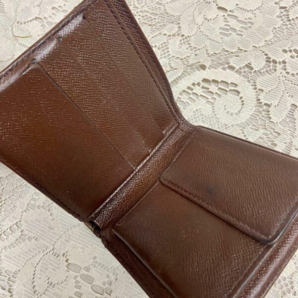 Vintage, Authentic Louis Vuitton Famier Ebene Mens Credit Wallet 4.5in x 4in