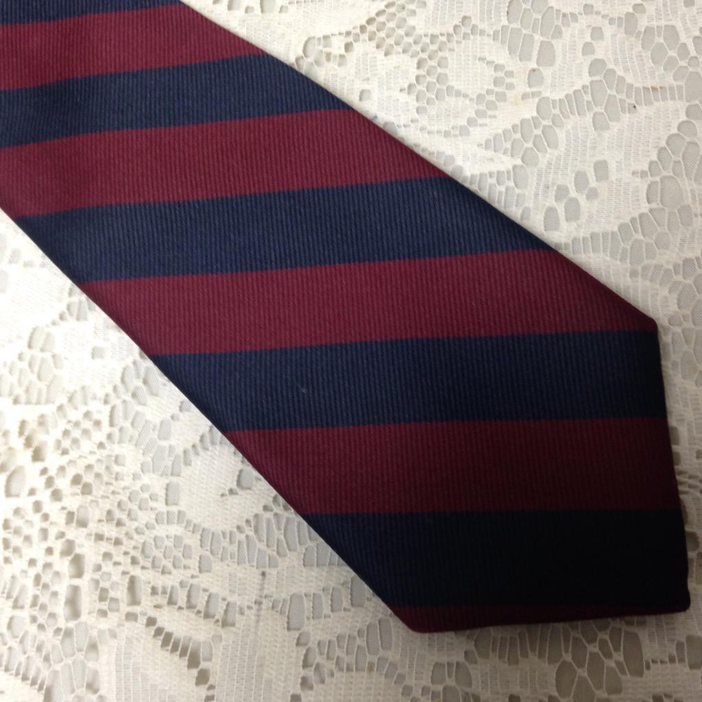 Beautiful, Giovanni Blue and Burgundy Stripes Neck Tie 58in x 3.5in