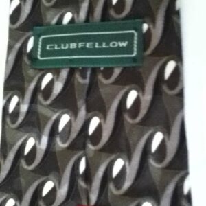 Club Fellow, Olive Green, Italian Silk Neck Tie