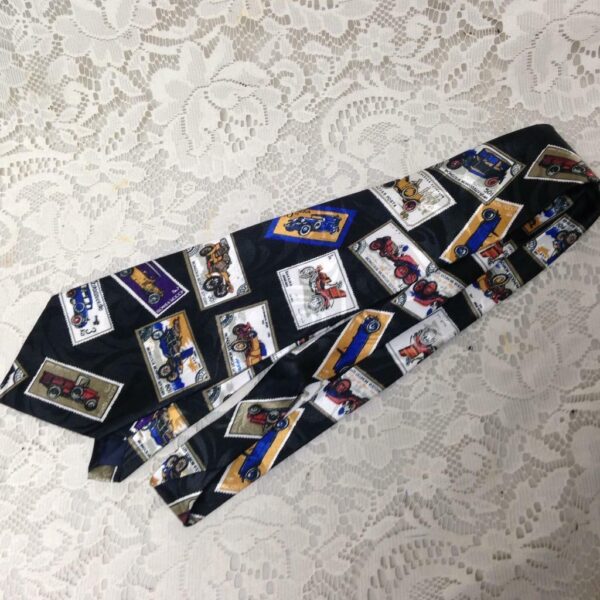 Renaissance, Postage Stamps Polyester Neck Tie 56in x 4in