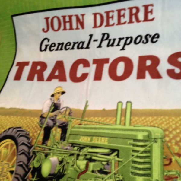 Advertising John Deere General Purpose Tractors, Throw, Blanket 48in x 32in