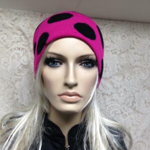 Stunning, Fits All, Fuchsia Knitted Hat