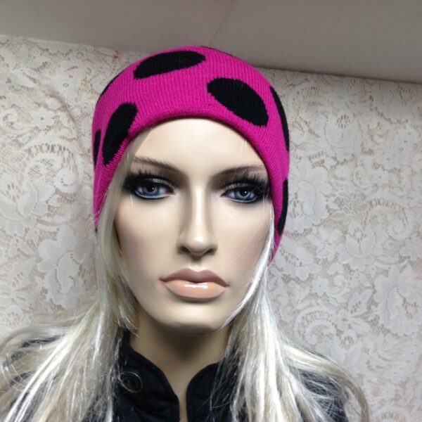 Stunning, Fits All, Fuchsia Knitted Hat