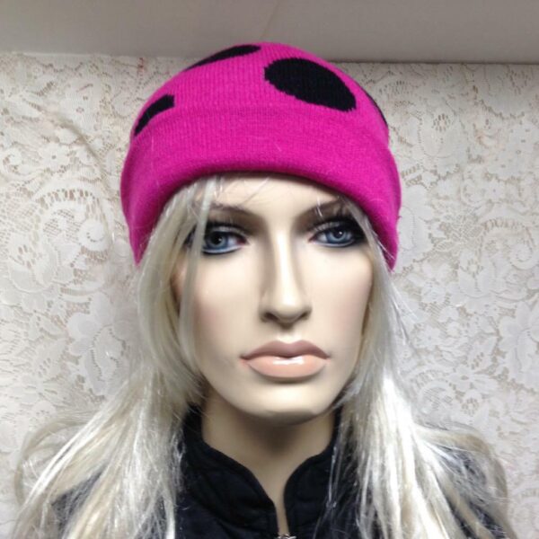 Stunning, Fits All, Fuchsia Knitted Hat