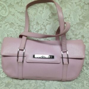 Authentic, Bvlgari Pink Grained Leather ShoulderBag 14in x 7in x 3 in