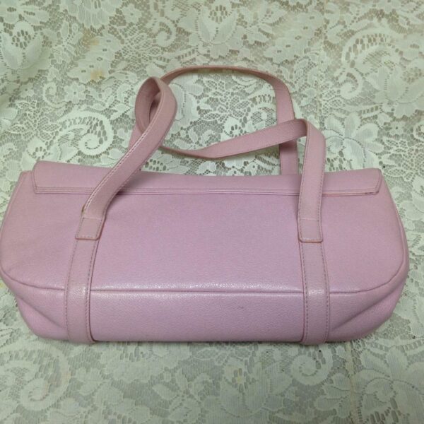 Authentic, Bvlgari Pink Grained Leather ShoulderBag 14in x 7in x 3 in