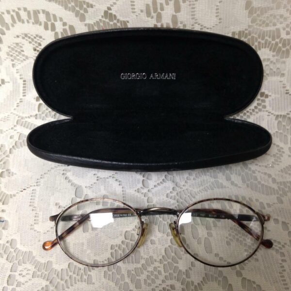 Giorgio Armani, Italy, Bif-focal, Reading Eye Glasses Frame with Original Case