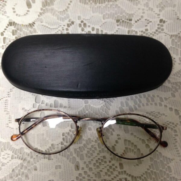 Giorgio Armani, Italy, Bif-focal, Reading Eye Glasses Frame with Original Case