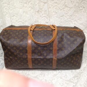 Louis Vuitton Brown Mono Carry All 60 Travel- Business Bag 22in x 20in x 11in