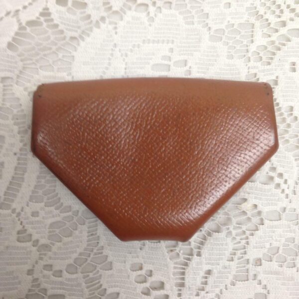 1997 Hermes Tan Leather Accessory Coin Wallet