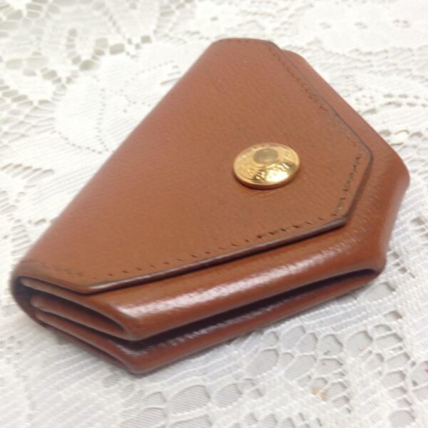 1997 Hermes Tan Leather Accessory Coin Wallet