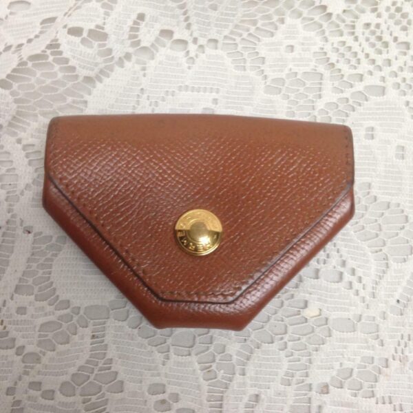 1997 Hermes Tan Leather Accessory Coin Wallet