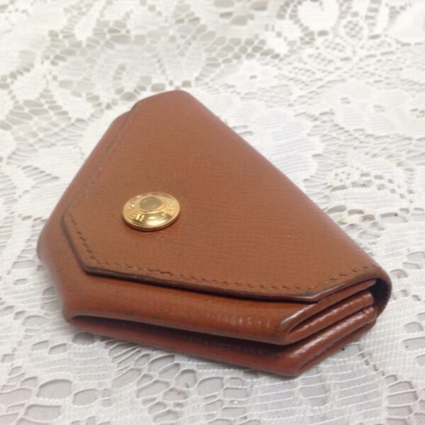 1997 Hermes Tan Leather Accessory Coin Wallet