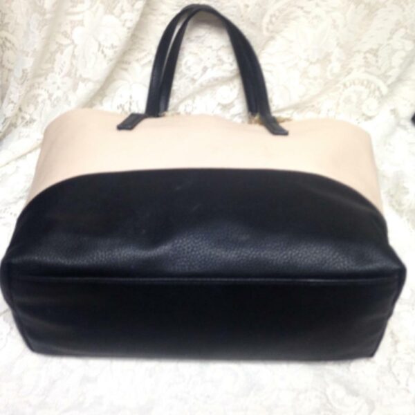 Mary Kay Pink and Black Faux Leather Tote 13in x 11in x 4in