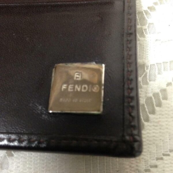 Authentic Fendi Zucca Pattern Trifold Compact Wallet ( 5inx4in)