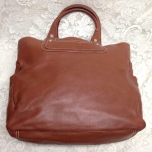 Celine Brown Leather Large Shoulder-Hand Bag-Tote 13in x 13in x 5in