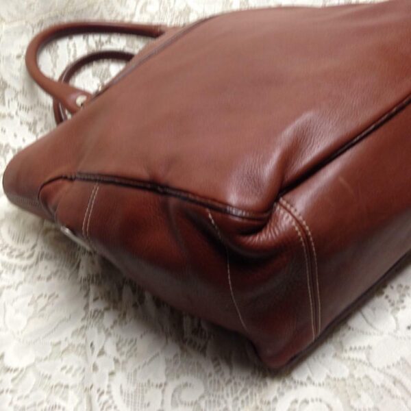 Celine Brown Leather Large Shoulder-Hand Bag-Tote 13in x 13in x 5in