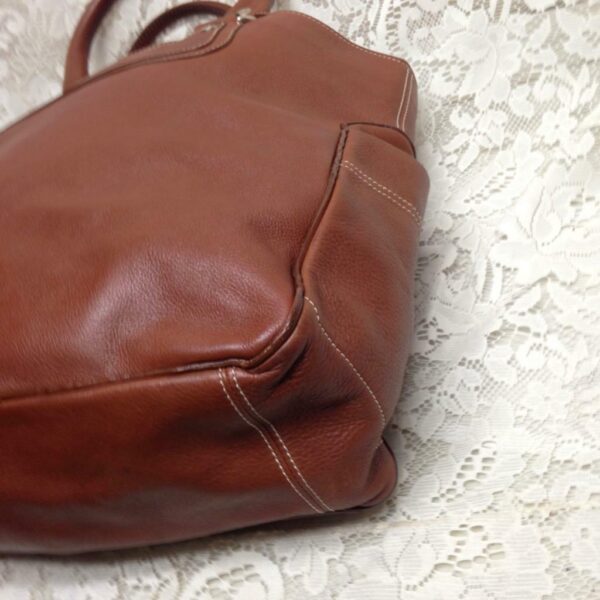 Celine Brown Leather Large Shoulder-Hand Bag-Tote 13in x 13in x 5in