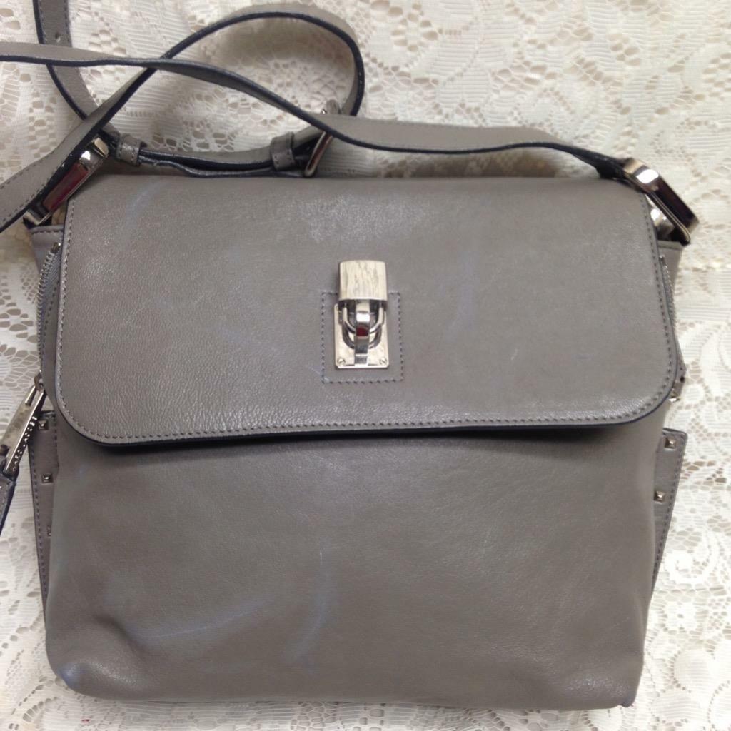 Marc by Marc Jacobs Gray Leather Shoulder -Crossbody Bag