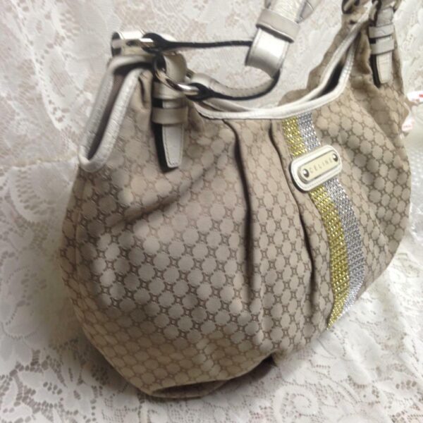 Celine, Beige Mono Canvas Handbag 16in x 12in x 4in