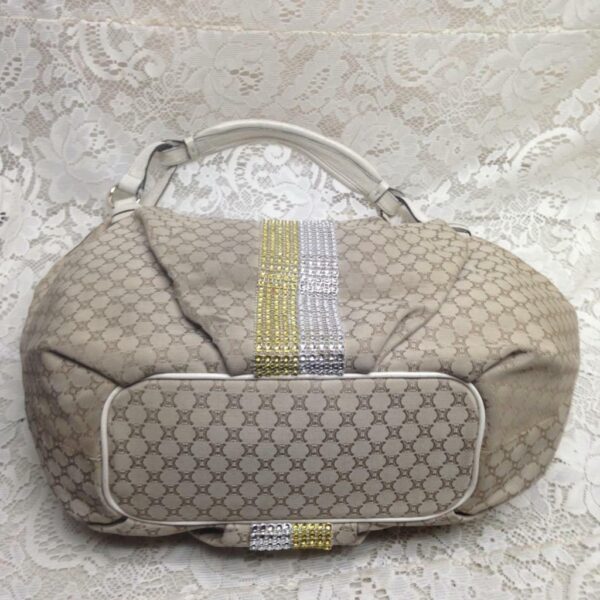 Celine, Beige Mono Canvas Handbag 16in x 12in x 4in