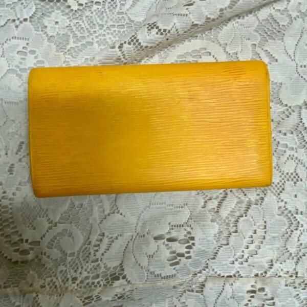 Authentic Louis Vuitton, Yellow Epi Leather Long Wallet 7.5in x 4in CA0976