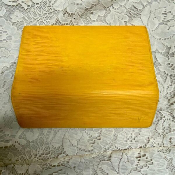 Authentic Louis Vuitton, Yellow Epi Leather Long Wallet 7.5in x 4in CA0976