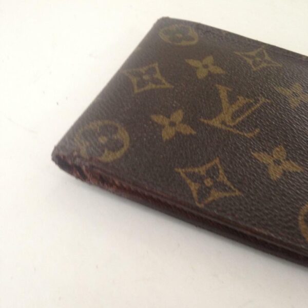 Authentic Louis Vuitton Brown Mono Mens Wallet 4in x 4in (CA0976)