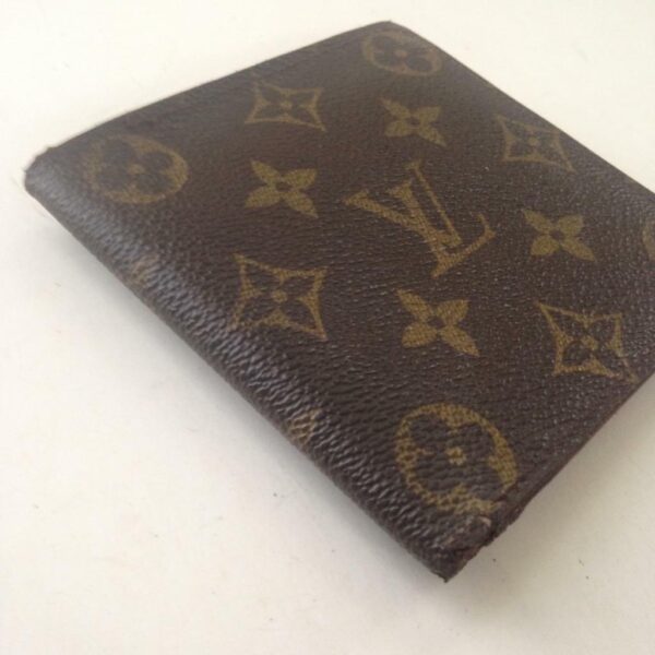 Authentic Louis Vuitton Brown Mono Mens Wallet 4in x 4in (CA0976)