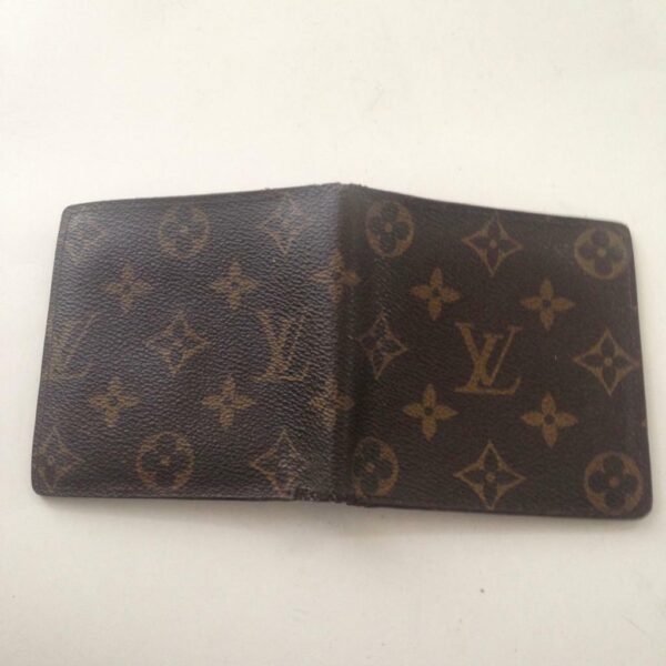 Authentic Louis Vuitton Brown Mono Mens Wallet 4in x 4in (CA0976)