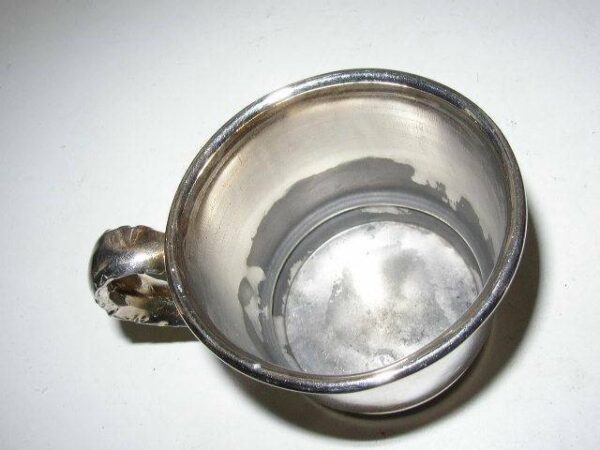 Antique, 19th C, Quadruple Plate, Warren Silver Plate Co., Cup and Saucer