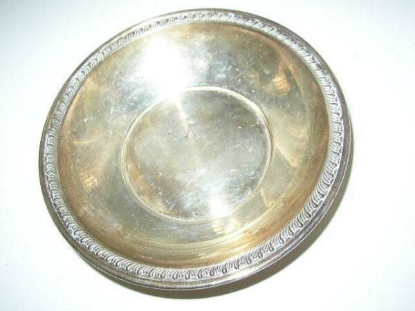 Antique, 19th C, Quadruple Plate, Warren Silver Plate Co., Cup and Saucer