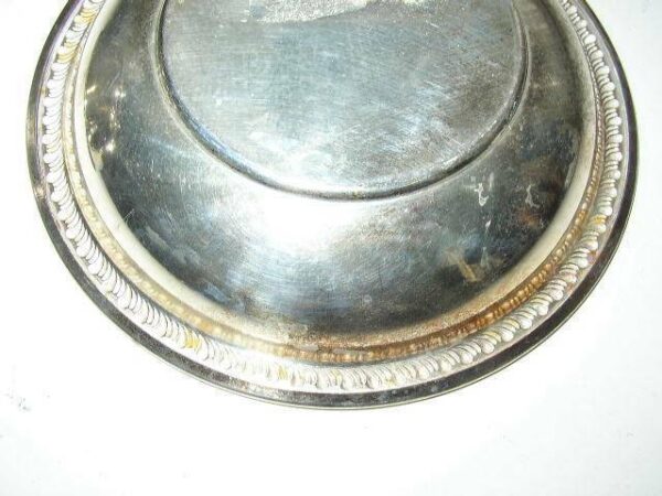 Antique, 19th C, Quadruple Plate, Warren Silver Plate Co., Cup and Saucer