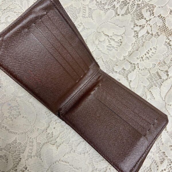 Vintage, Authentic Louis Vuitton Famier Ebene Mens Credit Wallet 5in x 4in