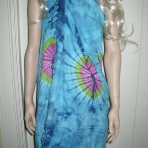 Beautiful, Aquamarine Tie Dye, Wrap, Shawl, Sarong etc..