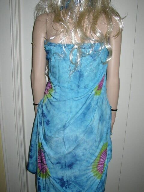 Beautiful, Aquamarine Tie Dye, Wrap, Shawl, Sarong etc..