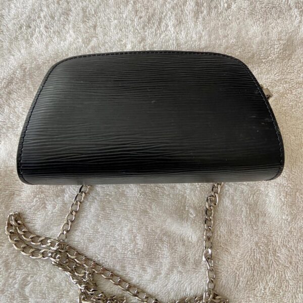 Louis Vuitton Black Epi Leather Small Cosmetic Pouch-Crossbody 6.5in x 4in x 2.5