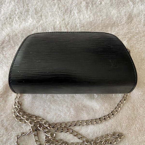 Louis Vuitton Black Epi Leather Small Cosmetic Pouch-Crossbody 6.5in x 4in x 2.5