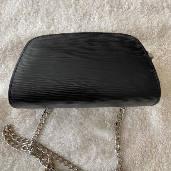 Louis Vuitton Black Epi Leather Small Cosmetic Pouch-Crossbody 6.5in x 4in x 2.5