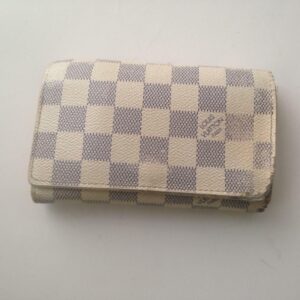 Authentic Louis Vuitton Damier Azur Compact Bifold Wallet 5in x 4in (CA2008)