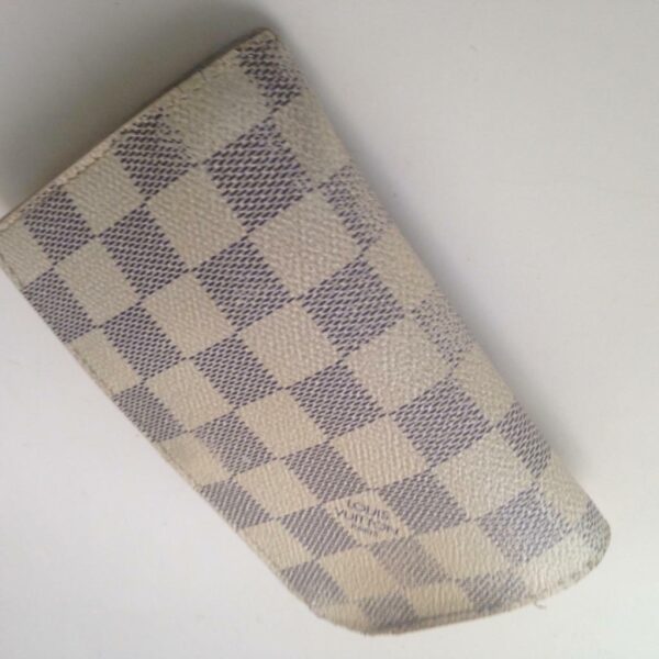 Authentic Louis Vuitton Damier Azur Compact Bifold Wallet 5in x 4in (CA2008)