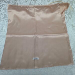 Prada Peach Satin Dust Bag 14in x 13in