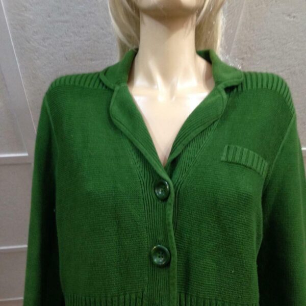 Jones of New York Collection Green Sweater Cardigan (L)