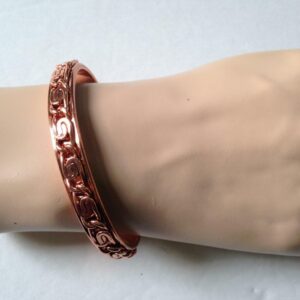 Vintage, Beautiful, 7inch Copper Cuff Bangle Bracelet