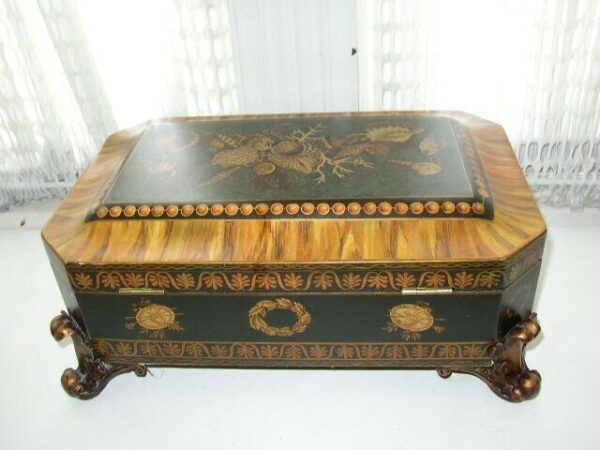 Fabulous, Large, Heavy, Document, Gold Coins, Treasure or Jewelry Casket