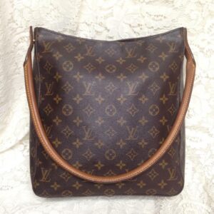 Louis Vuitton Brown Mono Coated Canvas GM Looping Shoulder Bag12.5in x 11in x4in