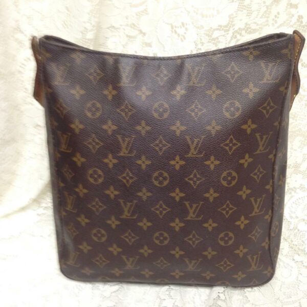 Louis Vuitton Brown Mono Coated Canvas GM Looping Shoulder Bag12.5in x 11in x4in