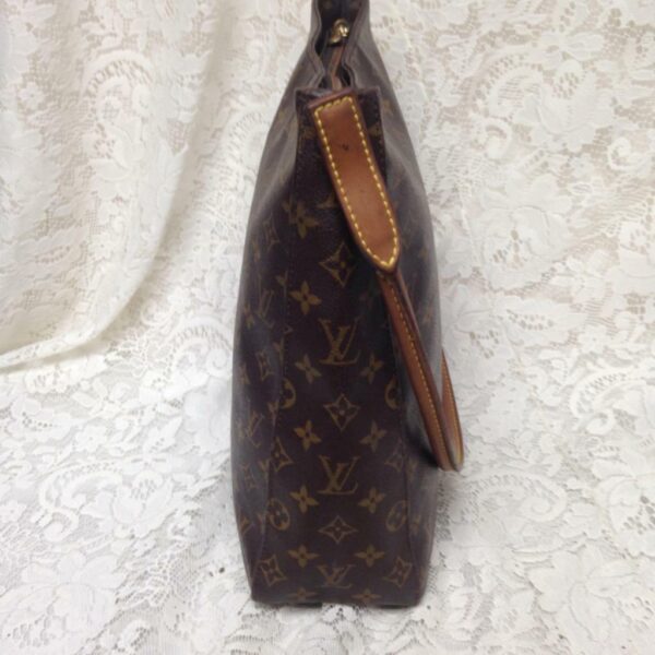 Louis Vuitton Brown Mono Coated Canvas GM Looping Shoulder Bag12.5in x 11in x4in