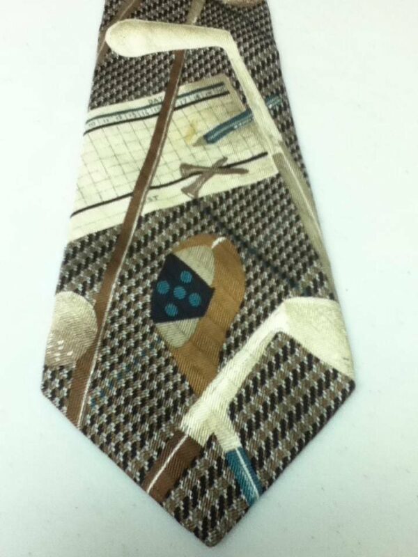 Woodward, 60in x 4in Golf Neck Tie